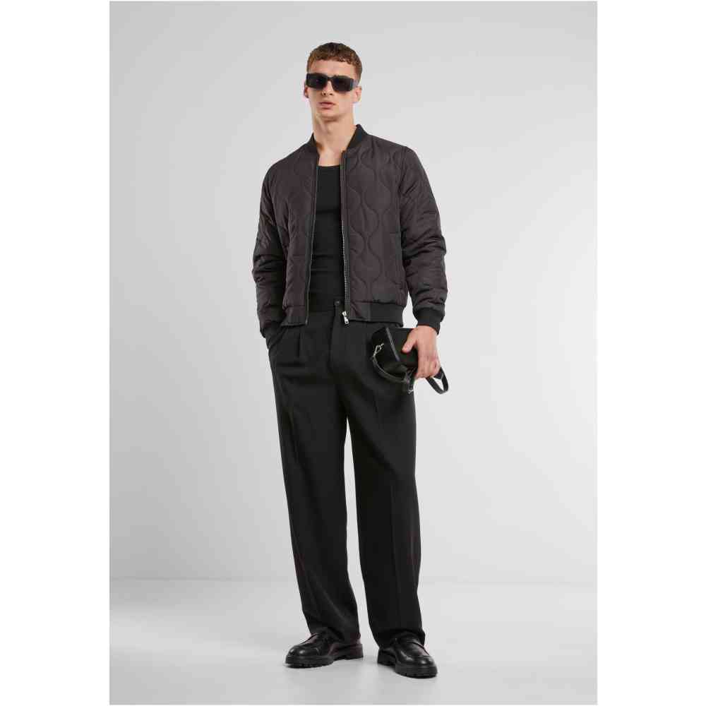 Urban Classics - Onion Quilted Jacket bomber - Noir